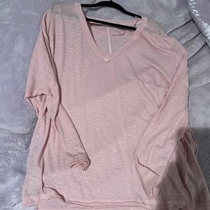 We the free On My Mind long sleeve top with side slit